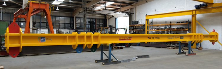 100tonne x 15m span multipoint  lifting beam