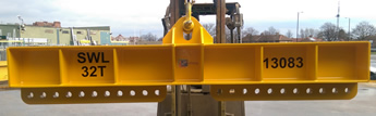 Typical multipoint lifting beam