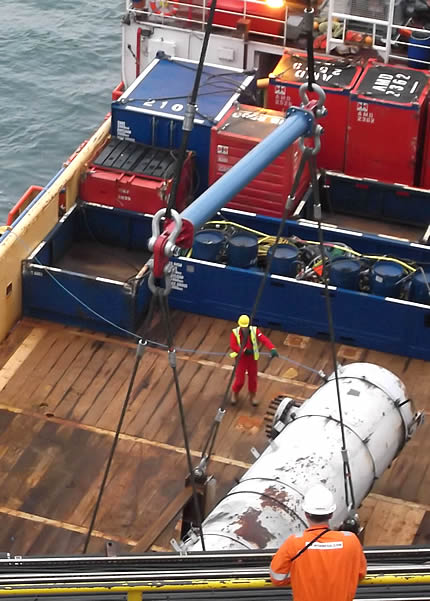 SectionLift 110 Lifting Beam on Ship to Rig Transfer