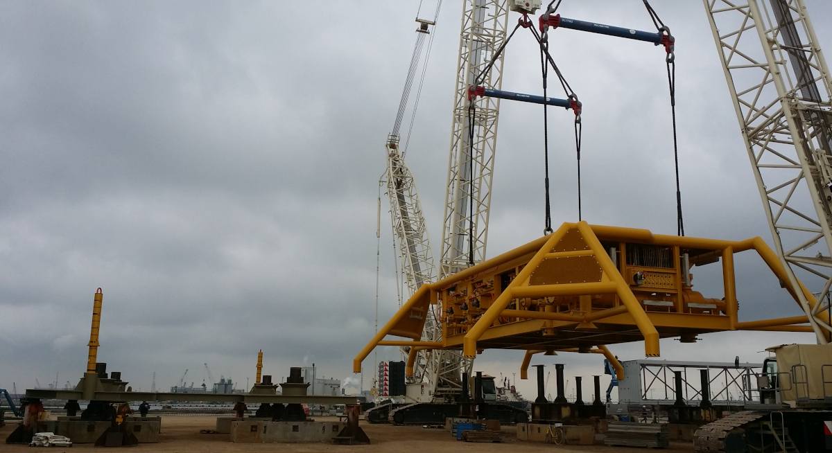 Sectionlift 650 Modular Spreader Beams Lift An 800 Tonne Subsea Manifold