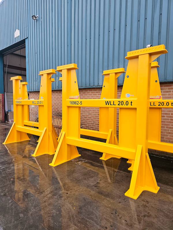 20 Tonne Rail Vehicle Stands For Wabtec Rail