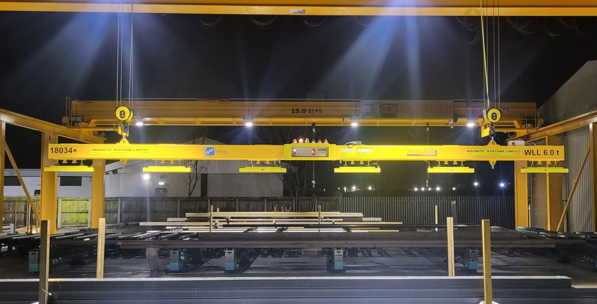 100 Tonne X 15m Span Lifting Beam Just Finished In Our Fabrication Shop Designed For The London Tideway Project To Lower Parts Of A Tunnel Boring Machine Down A Shaft From A Tandem Crane Lift. The Beam Also Has 2 Cross Arms To Enable It To Lift Additional Equipment.